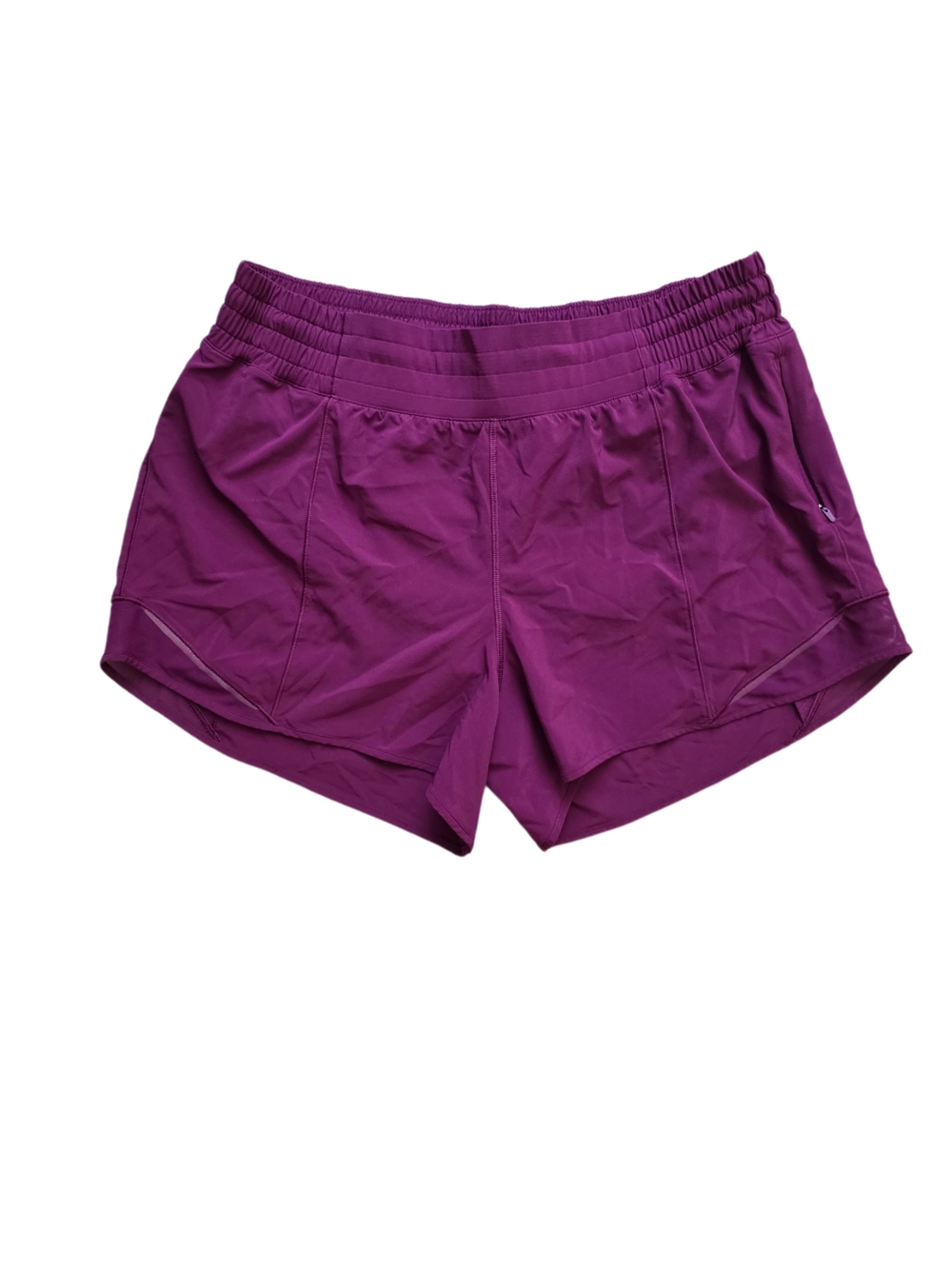 Lululemon Hotty Hot High-Rise Lined Short 4" in Chilled Grape Size 12